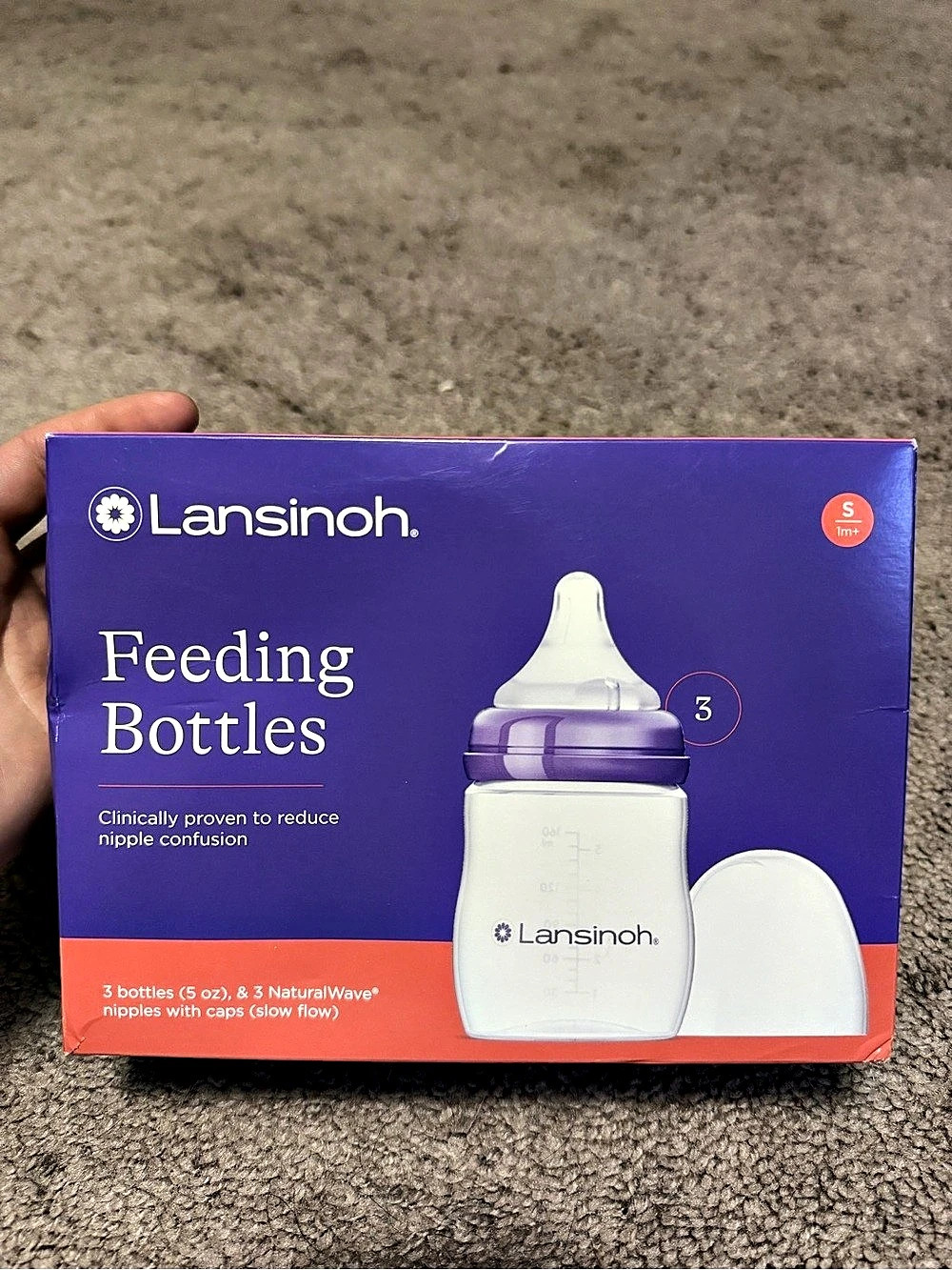 Lansinoh Feeding Bottles 3-Pack 5 oz Bottles NWT